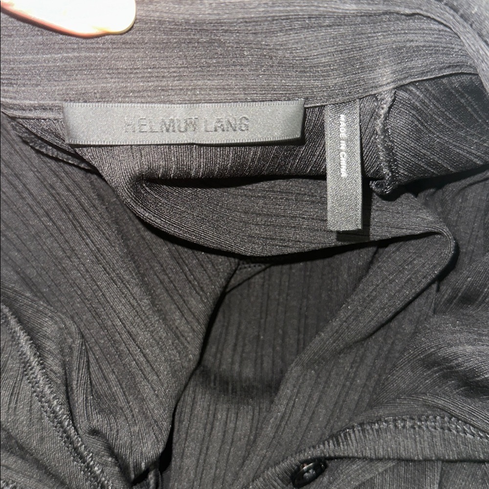 Helmut Lang + Revolve black back cut out dress medium m midi - Picture 4 of 8